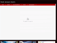 Tablet Screenshot of henkjanssenautos.nl